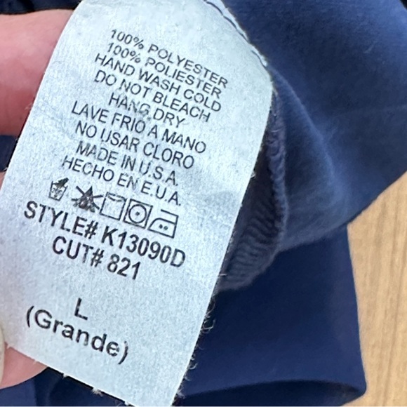 Chic Navy High-Low Dress with Embroidered Bodice EUC - Picture 6 of 6